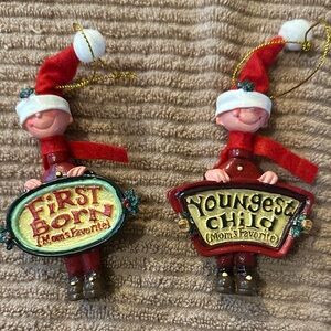 Festive favorite child Elf Ornaments